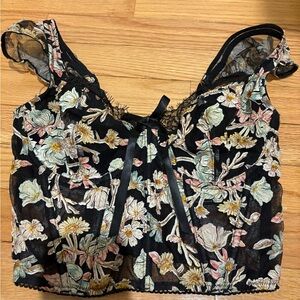VS floral Bustier